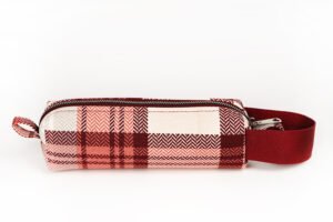 Bordo Ekose Midi Kalemlik