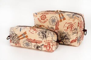 Kişiye Özel Organizer Takım Dijital Baskı Kanvas Kumaş Bordo Gemici