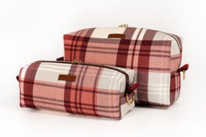 Kişiye Özel Organizer Takım Bordo Ekose