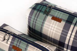 Kişiye Özel Organizer Takım Lacivert Yeşil Ekose