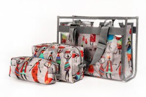 Gri Afrikan Women Taşıma Çantası