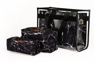 Siyah Mermer Taşıma Çantası