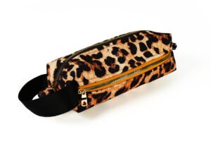 Kişiye Özel Rainbow Kalemlik Kahverengi Leopar