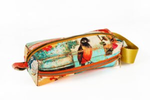 Kişiye Özel Rainbow Kalemlik Kelebek Kartpostal