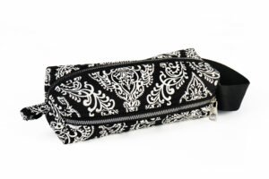 Kişiye Özel Rainbow Kalemlik Siyah Dantel