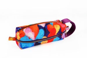 Kişiye Özel Rainbow Kalemlik Sulu Boya Kalpler