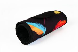 Kişiye Özel Rulo Kalemlik Renkli Kuş Tüyü