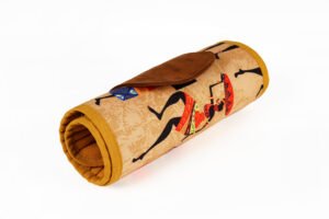 Kişiye Özel Rulo Kalemlik Afrikan Women Kahverengi