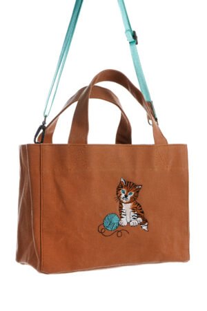 Mumlu Kanvas M+ Bag Kiremit