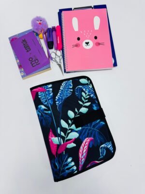 Tablet/Kitap Çantası - Neon Yapraklar - Öğretmen Boy